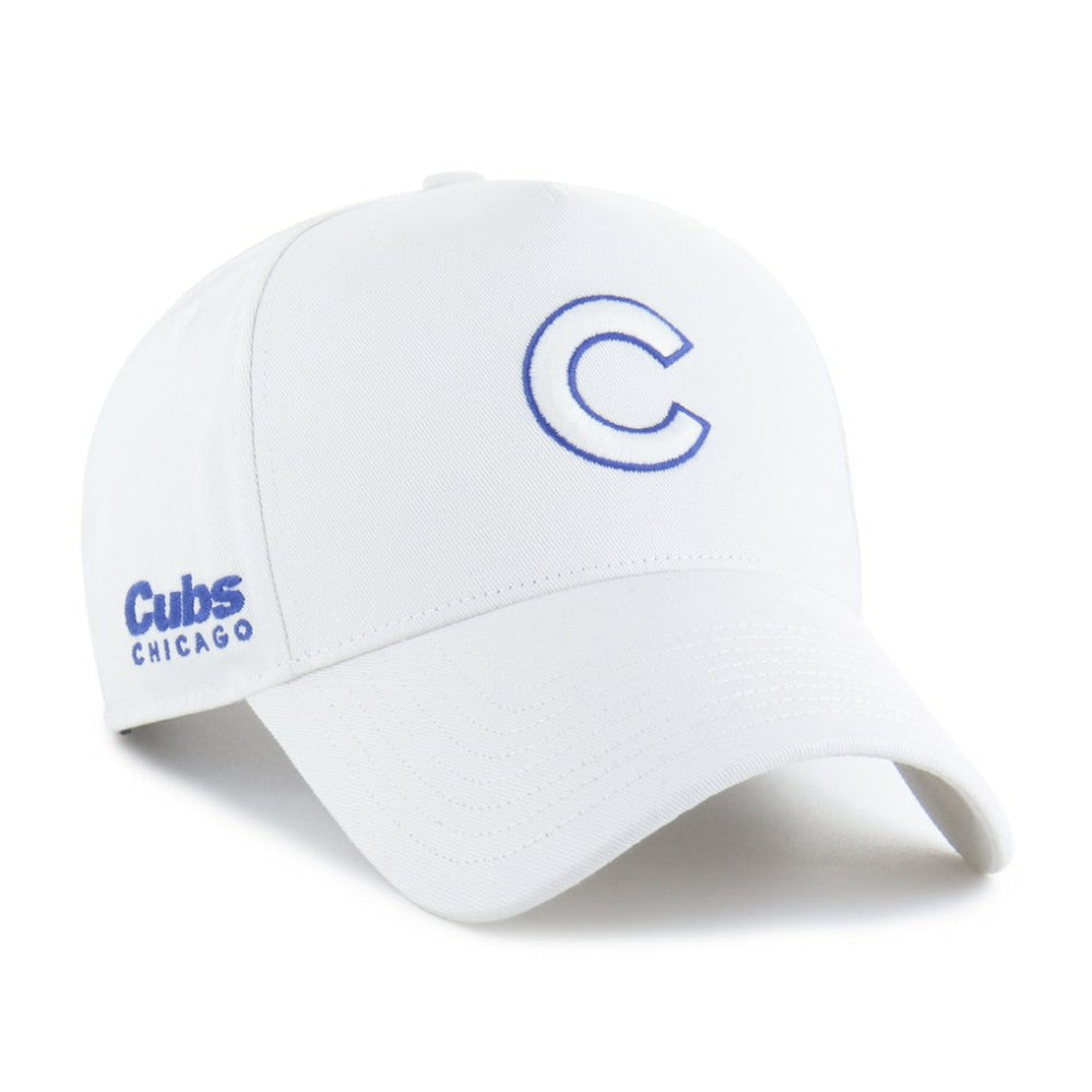 Chicago Cubs Foundational Pinch Offside Adjustable Hat - White | 47 brand