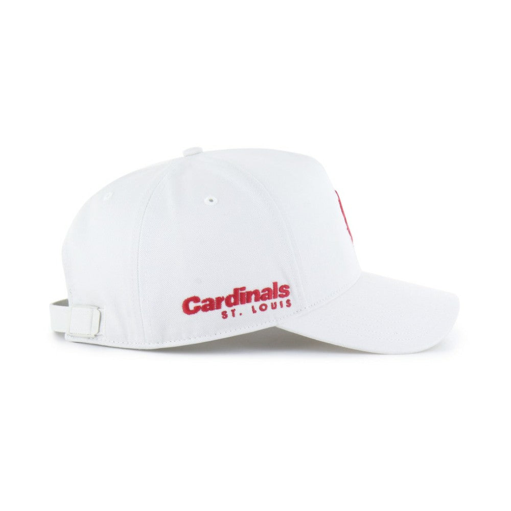 St. Louis Cardinals Foundational Pinch Offside Adjustable Hat - White | 47 brand