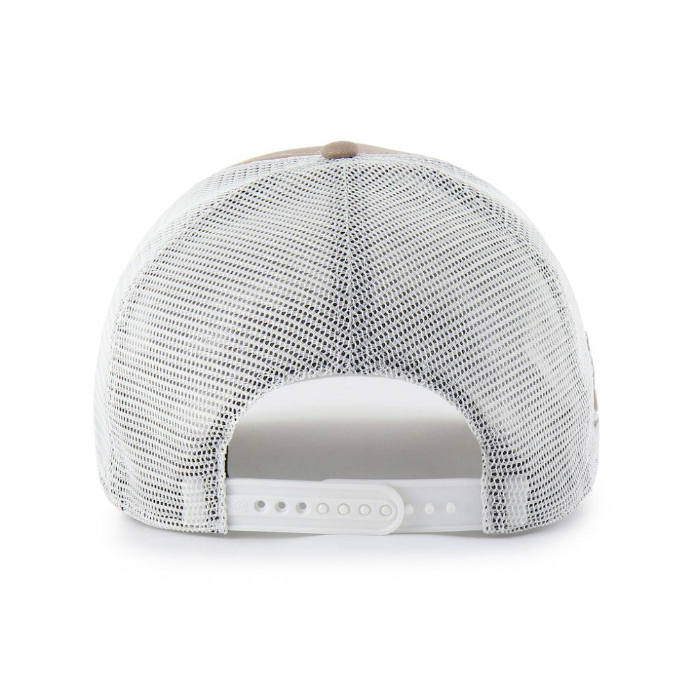 New York Mets Foundational Mesh Hitch Adjustable Hat - Brown | 47 brand
