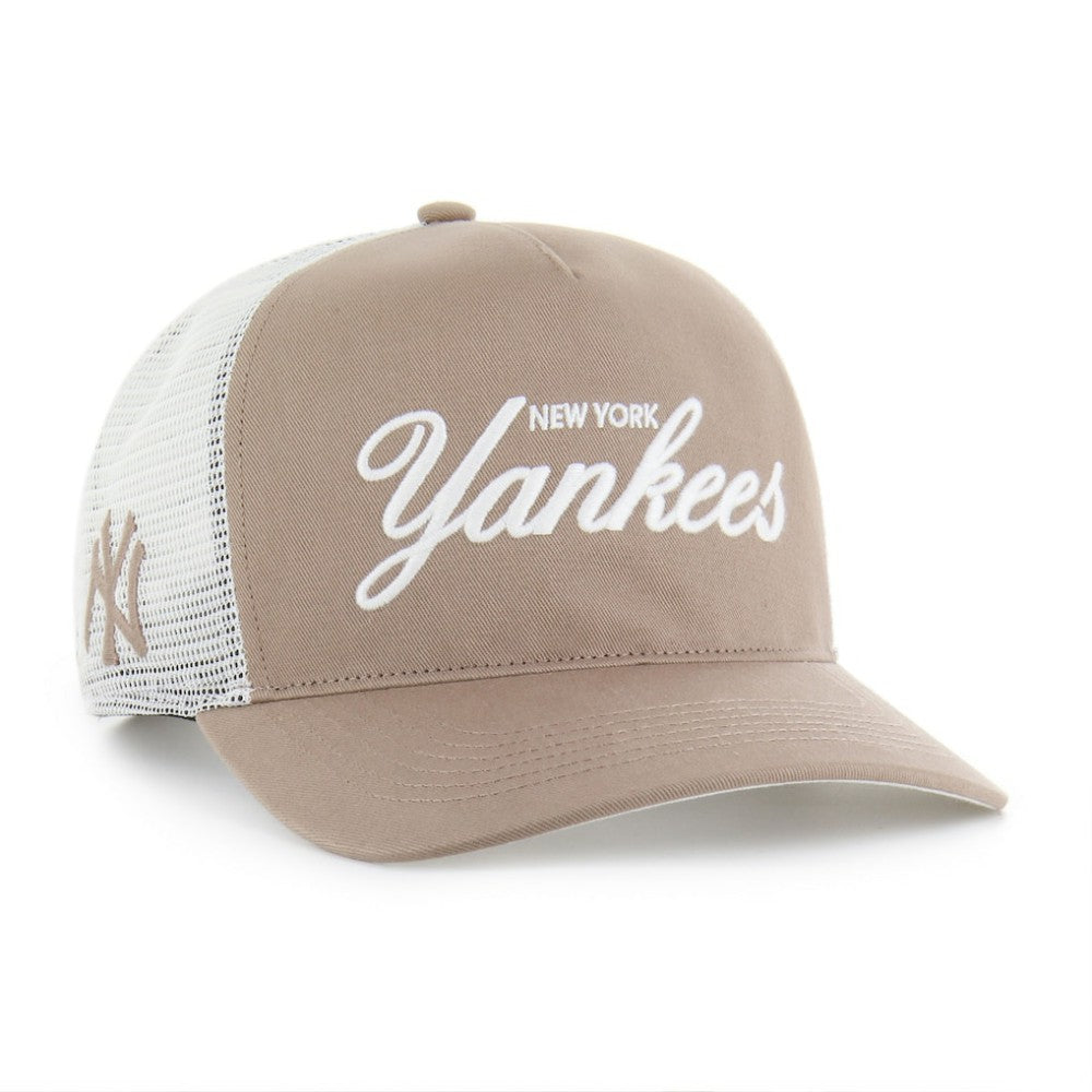 New York Yankees Foundational Mesh Hitch Adjustable Hat - Brown | 47 brand