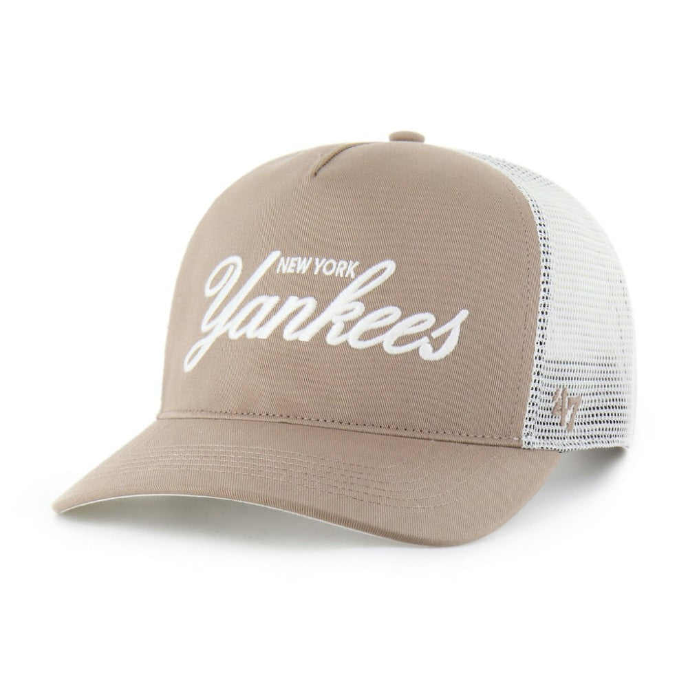 New York Yankees Foundational Mesh Hitch Adjustable Hat - Brown | 47 brand