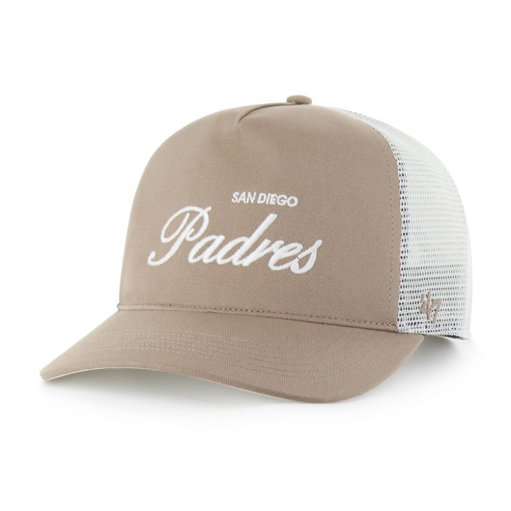 San Diego Padres Foundational Mesh Hitch Adjustable Hat - Brown | 47 brand