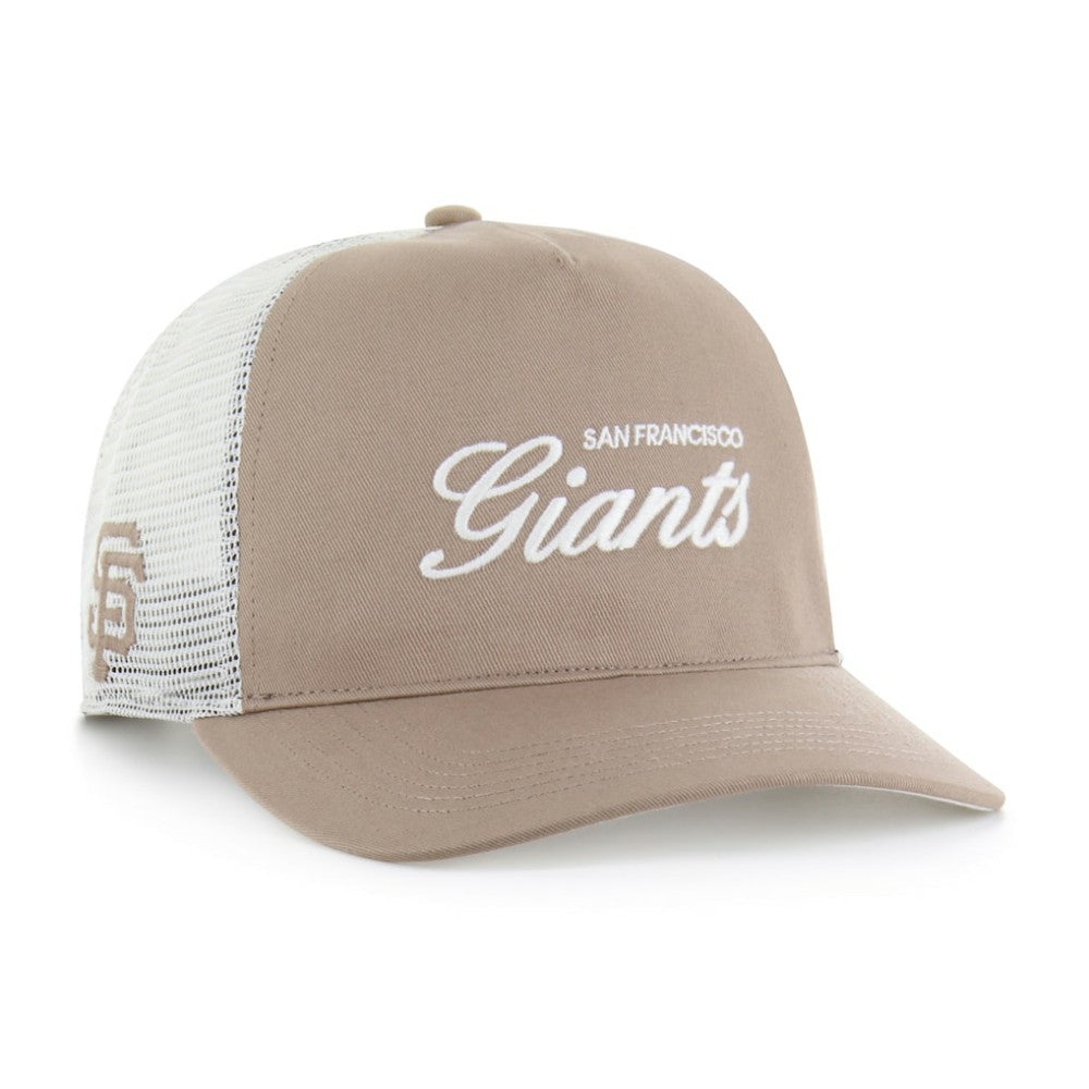 San Francisco Giants Foundational Mesh Hitch Adjustable Hat - Brown | 47 brand