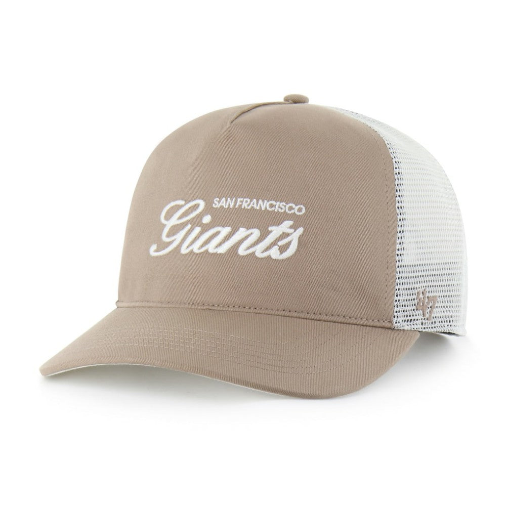 San Francisco Giants Foundational Mesh Hitch Adjustable Hat - Brown | 47 brand