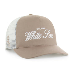 Chicago White Sox Foundational Mesh Hitch Adjustable Hat - Brown | 47 brand