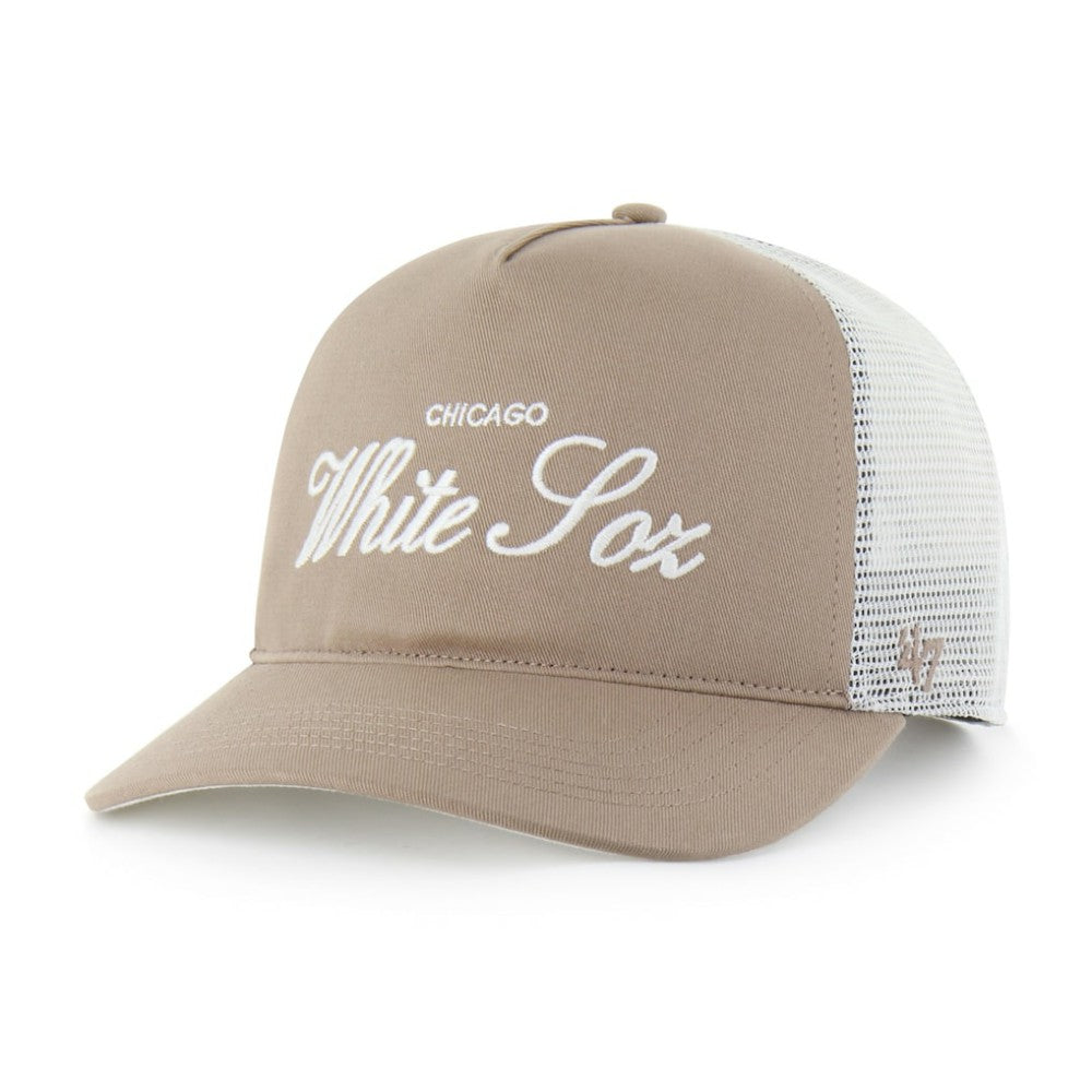 Chicago White Sox Foundational Mesh Hitch Adjustable Hat - Brown | 47 brand