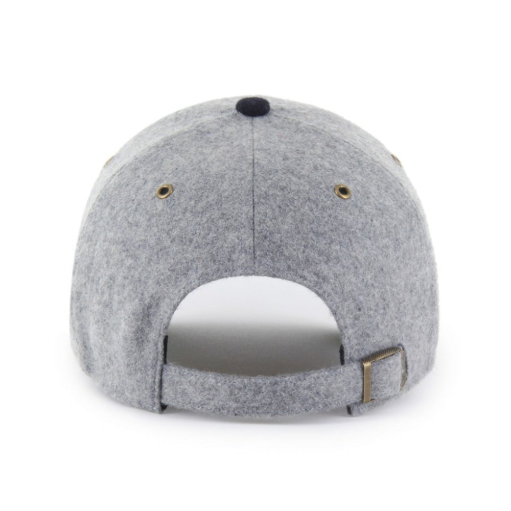 Atlanta Braves Golden Age Wool Clean Up Adjustable Hat - Gray | 47 brand