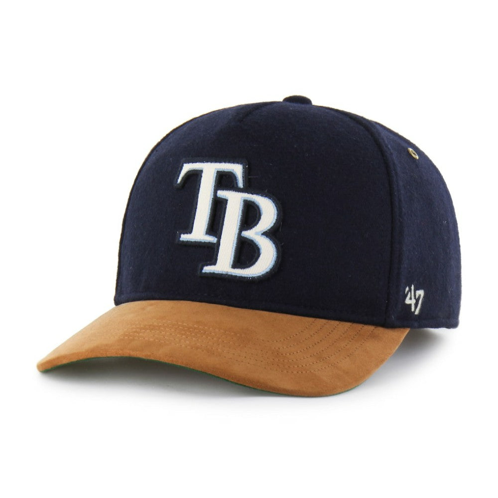Tampa Bay Rays Gold Age Wool Hitch Adjustable Hat - Navy | 47 brand