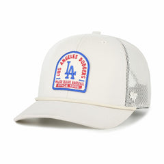 Los Angeles Dodgers Gravestone Adjustable Trucker Hat - Cream | 47 brand