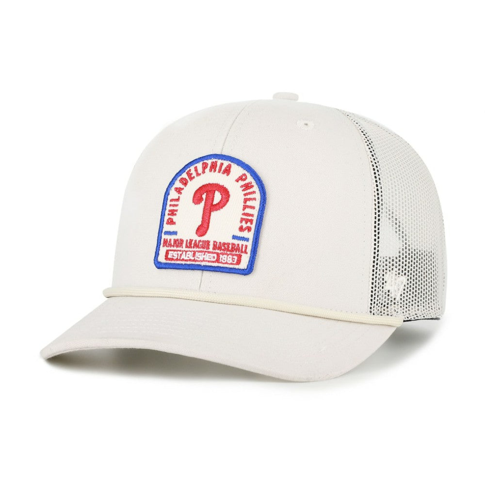 Philadelphia Phillies Gravestone Adjustable Trucker Hat - Cream | 47 brand