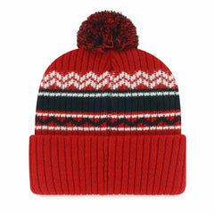 Los Angeles Angels Youth Polar Vortex Cuffed Knit Hat with Pom - Red | 47 brand