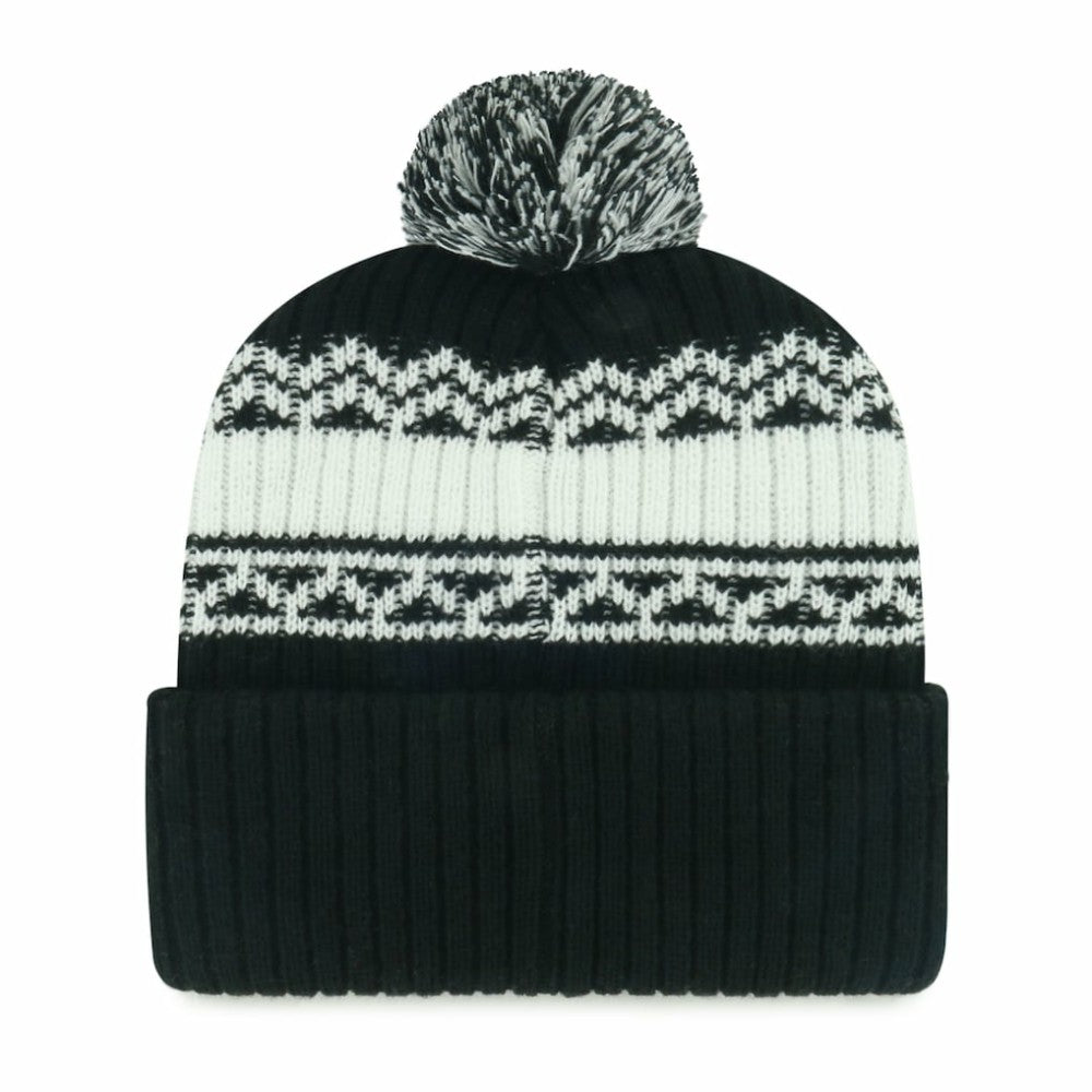 Chicago White Sox Youth Polar Vortex Cuffed Knit Hat with Pom - Black | 47 brand