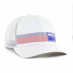 Texas Rangers Rangefinder brrr Trucker Adjustable Hat - White | 47 brand