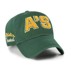 Athletics Women's Zoey Clean Up Adjustable Hat - Dark Green | 47 brand