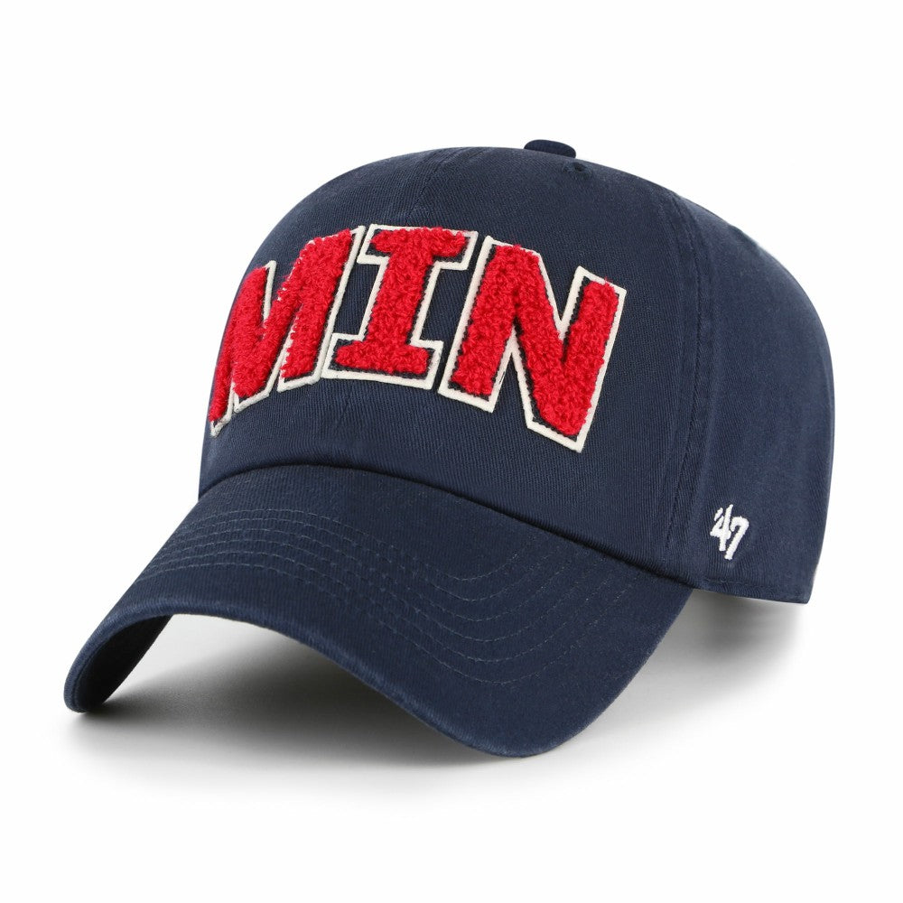 Minnesota Twins Women's Zoey Clean Up Adjustable Hat - Navy | 47 brand
