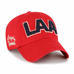 Los Angeles Angels Women's Zoey Clean Up Adjustable Hat - Red | 47 brand