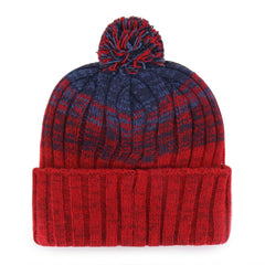 Washington Nationals Cascade Cuffed Knit Hat with Pom - Red | 47 brand