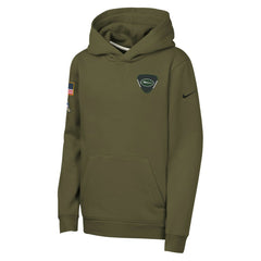 NFL New York Jets Youth 2025 Salute to Service Club Fleece Hoodie