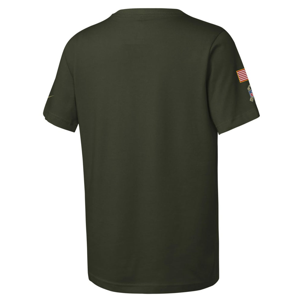 NFL Houston Texans Youth 2025 Salute to Service Sideline Dri-FIT T-Shirt