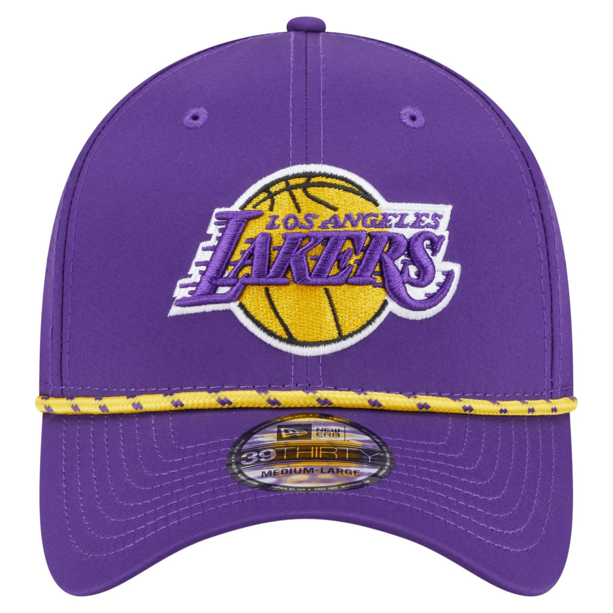 Los Angeles Lakers Featherweight Poly Rope Flex 39Thirty Hat - Purple | New Era cheap
