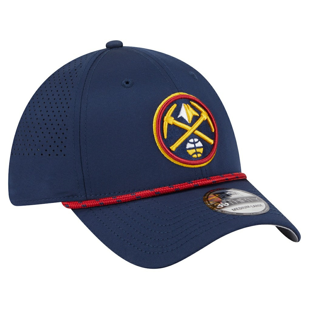 Denver Nuggets Featherweight Poly Rope Flex 39Thirty Hat sale - Navy | New Era shop