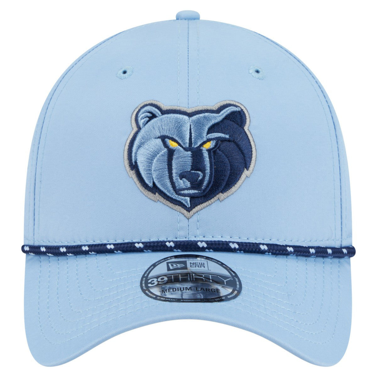Memphis Grizzlies Featherweight Poly Rope Flex 39Thirty Hat - Light Blue | New Era for sale