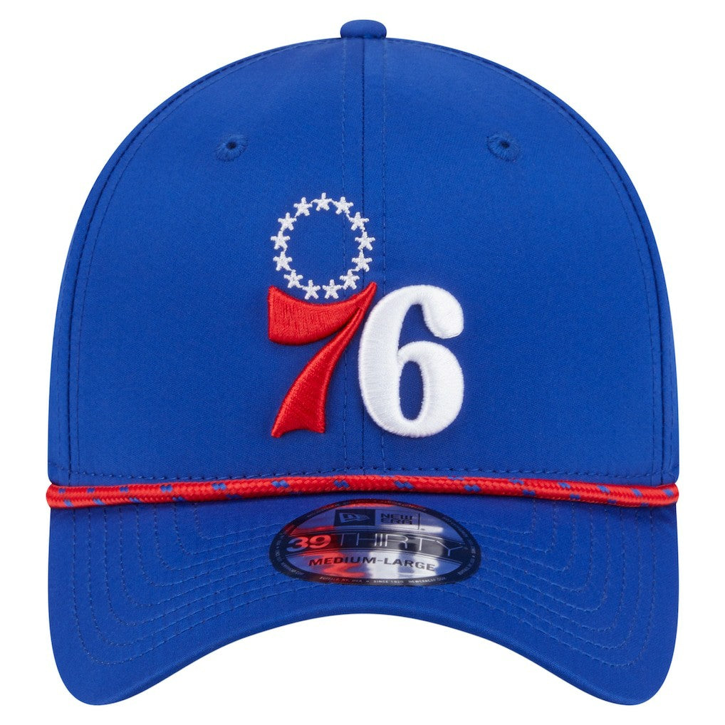 Philadelphia 76ers Featherweight Poly Rope Flex 39Thirty Hat - Royal | New Era shop