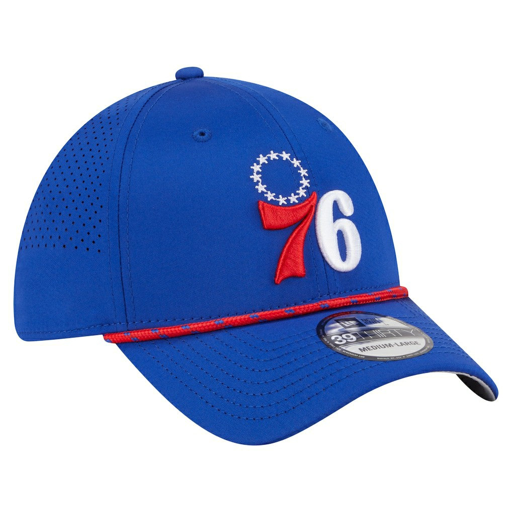 Philadelphia 76ers Featherweight Poly Rope Flex 39Thirty Hat - Royal | New Era shop