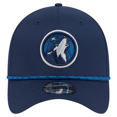 Minnesota Timberwolves Featherweight Poly Rope Flex 39Thirty Hat - Navy | New Era outlet