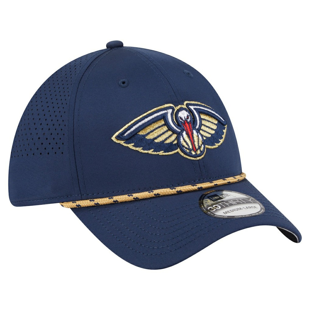 New Orleans Pelicans Featherweight Poly Rope Flex 39Thirty Hat - Navy | New Era outlet
