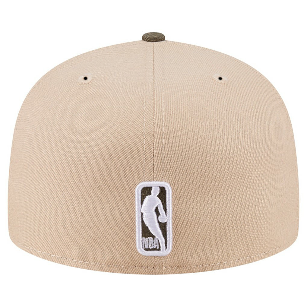 Boston Celtics Color Pack Two-Tone 59FIFTY A-Frame Fitted Hat - Tan | New Era cheap