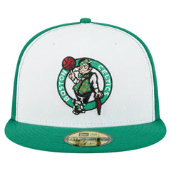 Boston Celtics Repeat 59Fifty Fitted Hat - White/Kelly Green | New Era for sale