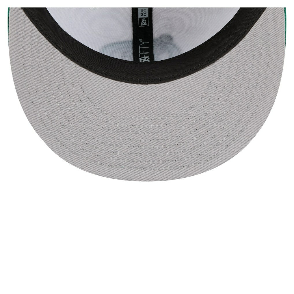 Boston Celtics Repeat 59Fifty Fitted Hat - White/Kelly Green | New Era for sale
