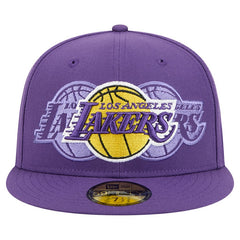 Los Angeles Lakers Tri-Hit 59Fifty Fitted Hat - Purple | New Era shop