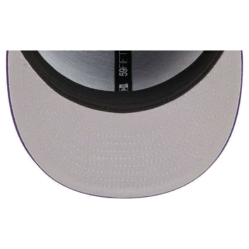 Los Angeles Lakers Tri-Hit 59Fifty Fitted Hat - Purple | New Era shop