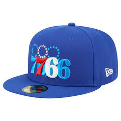 Philadelphia 76ers Tri-Hit 59Fifty Fitted Hat - Royal | New Era sale