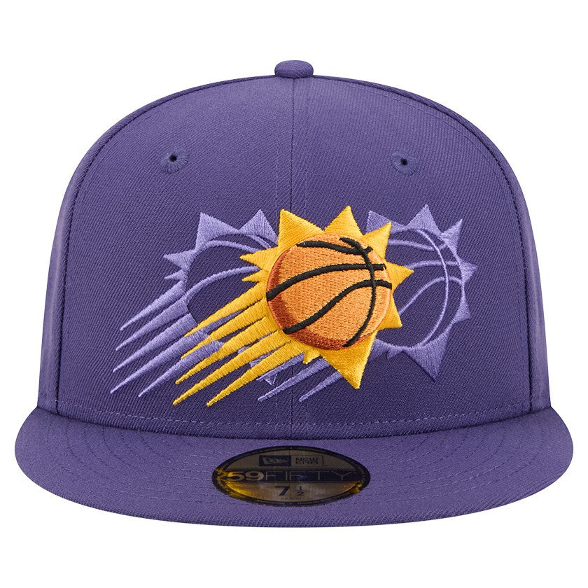 Phoenix Suns Tri-Hit 59Fifty Fitted Hat - Purple | New Era online