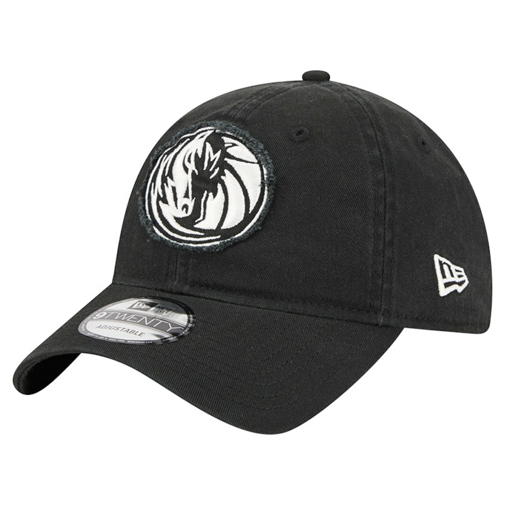 Dallas Mavericks Stamp Fabric Applique 9TWENTY Adjustable Hat sale - Black | New Era sale