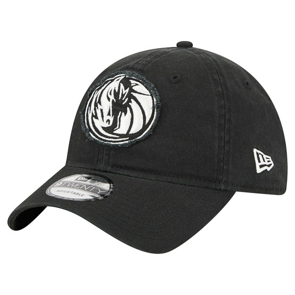 Dallas Mavericks Stamp Fabric Applique 9TWENTY Adjustable Hat sale - Black | New Era sale