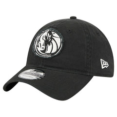 Dallas Mavericks Stamp Fabric Applique 9TWENTY Adjustable Hat sale - Black | New Era sale