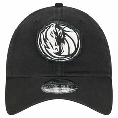 Dallas Mavericks Stamp Fabric Applique 9TWENTY Adjustable Hat sale - Black | New Era sale