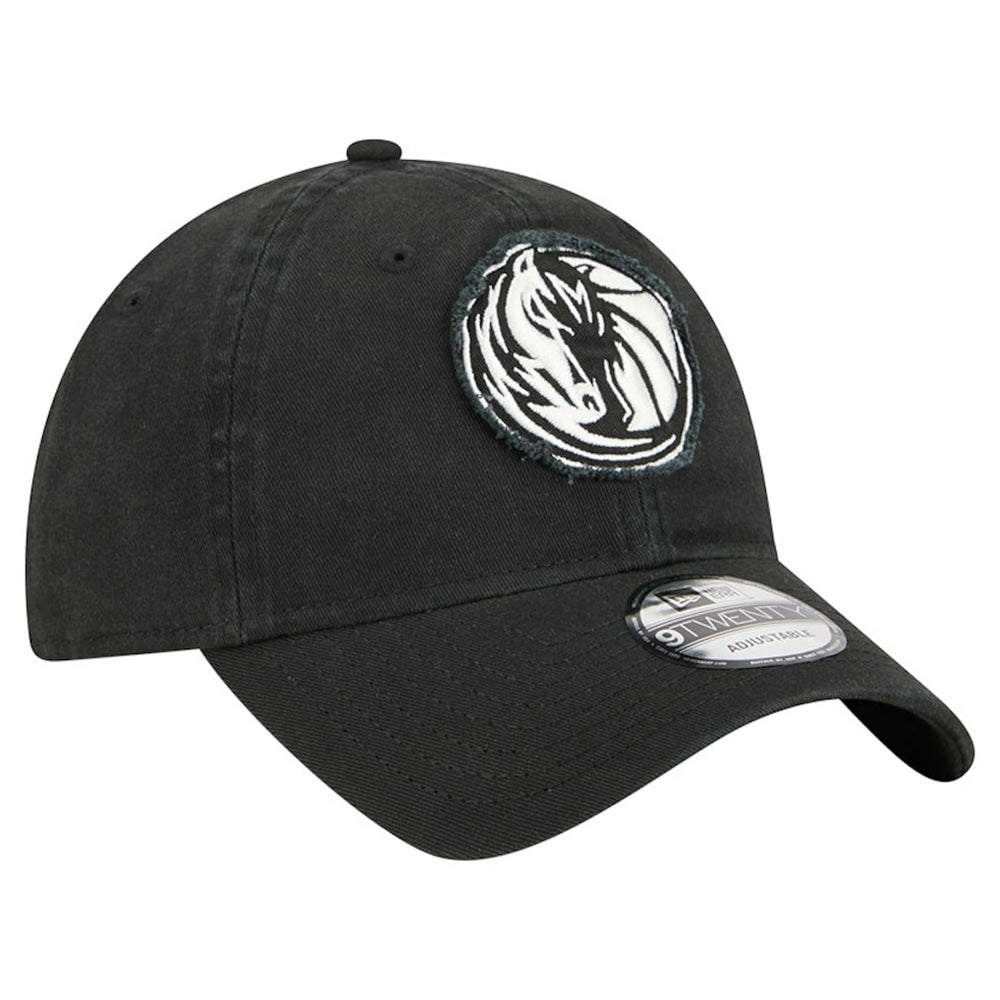 Dallas Mavericks Stamp Fabric Applique 9TWENTY Adjustable Hat sale - Black | New Era sale