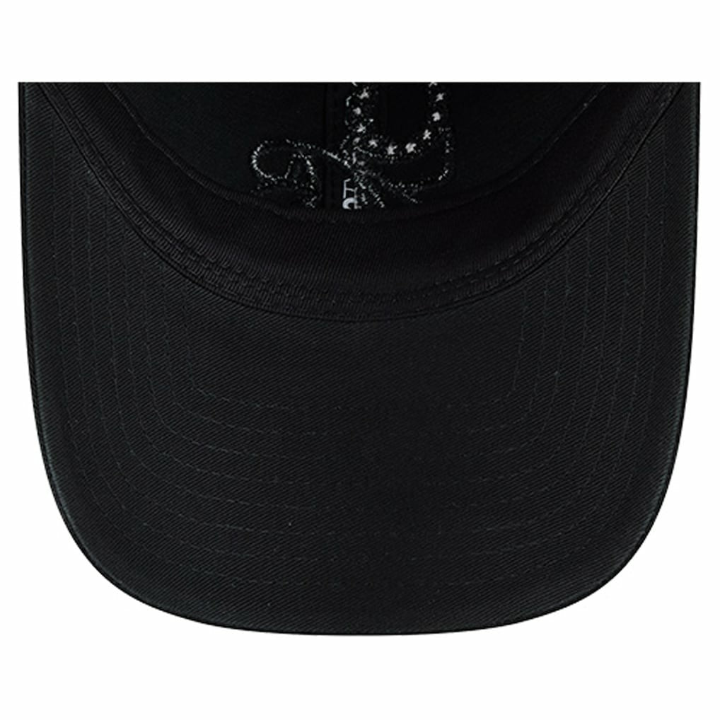 Philadelphia 76ers Stamp Fabric Applique 9TWENTY Adjustable Hat - Black | New Era for sale