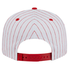 Toronto Raptors Deceptor Pinstripe 9FIFTY Snapback Hat - White | New Era shop