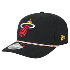 Miami Heat Rope 9SEVENTY Adjustable Hat - Black | New Era shop