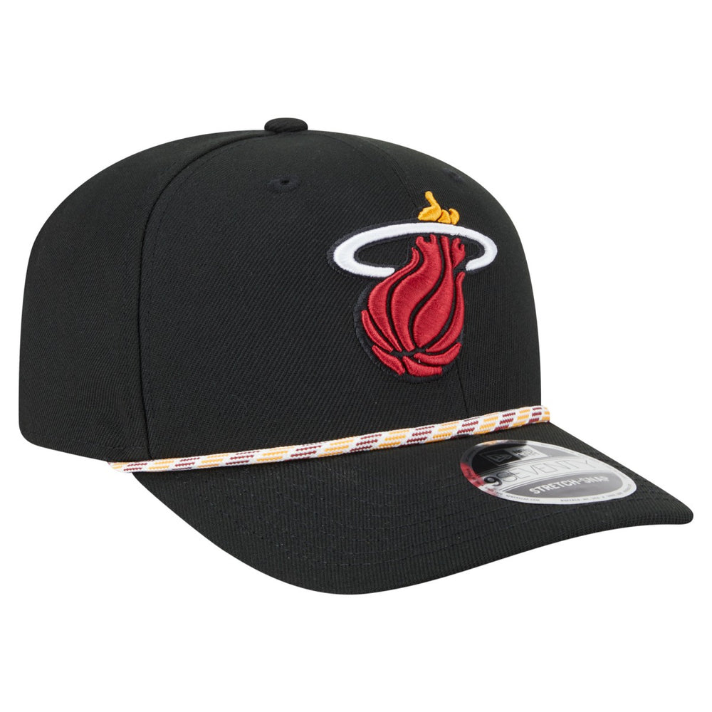 Miami Heat Rope 9SEVENTY Adjustable Hat - Black | New Era shop