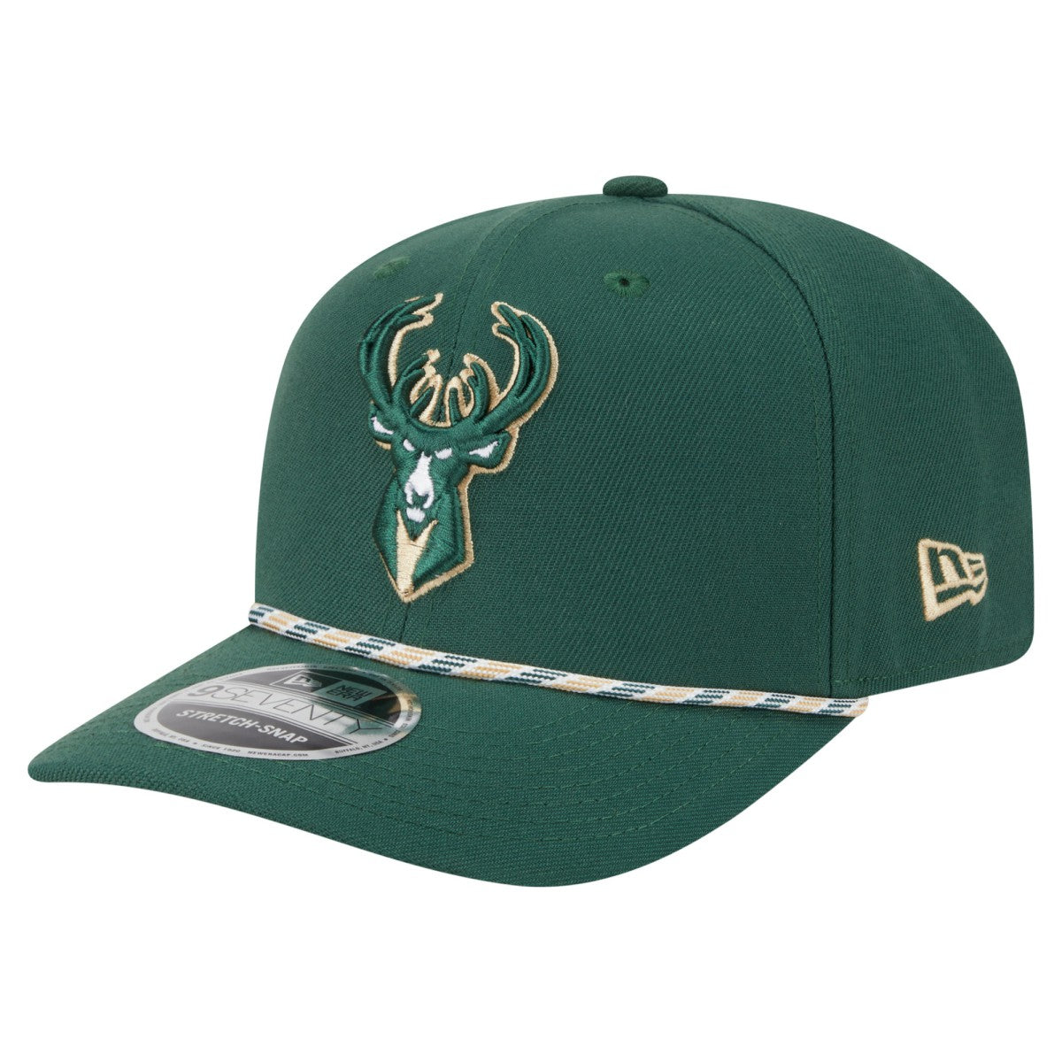 Milwaukee Bucks Rope 9SEVENTY Adjustable Hat - Hunter Green | New Era outlet