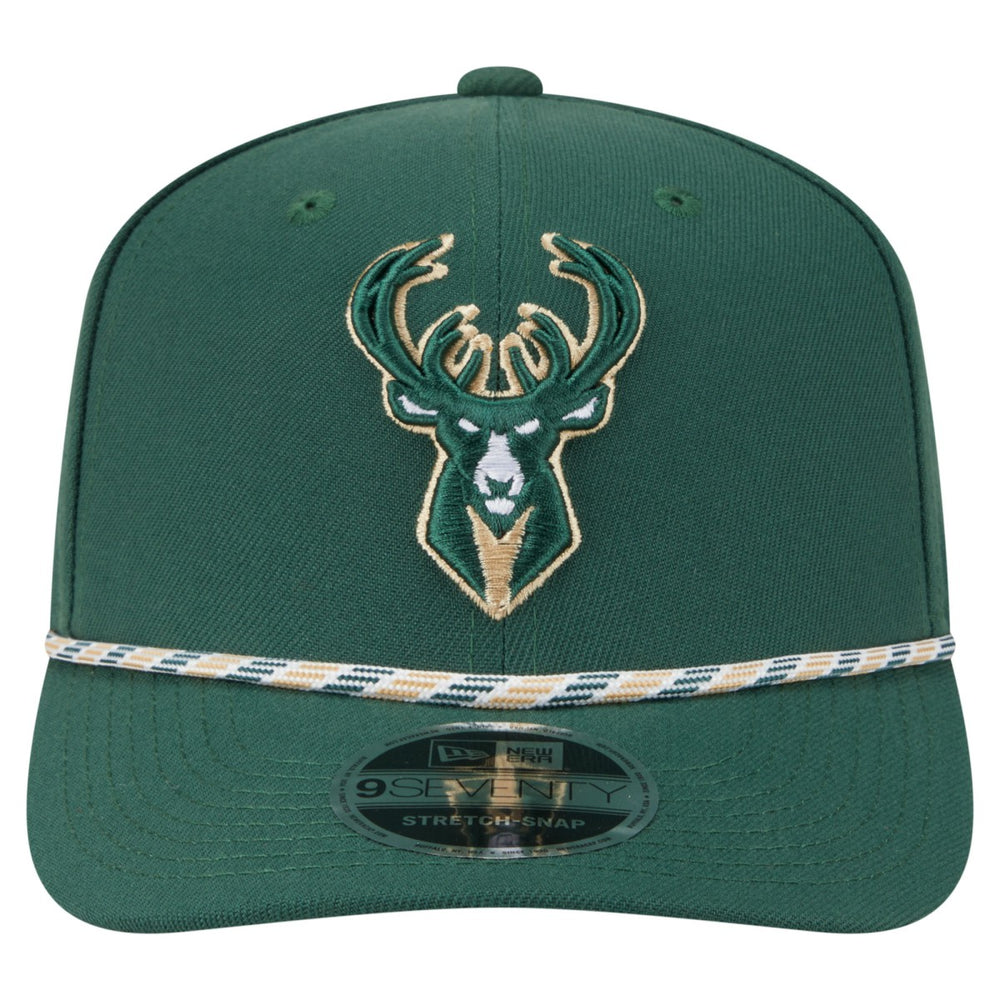 Milwaukee Bucks Rope 9SEVENTY Adjustable Hat - Hunter Green | New Era outlet