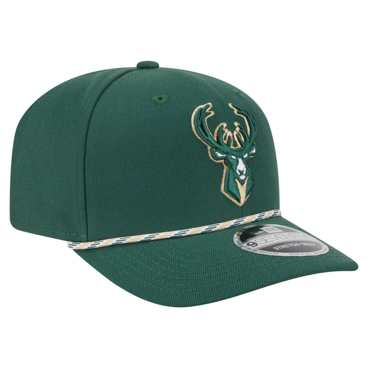 Milwaukee Bucks Rope 9SEVENTY Adjustable Hat - Hunter Green | New Era outlet