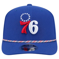 Philadelphia 76ers Rope 9SEVENTY Adjustable Hat - Blue | New Era on sale